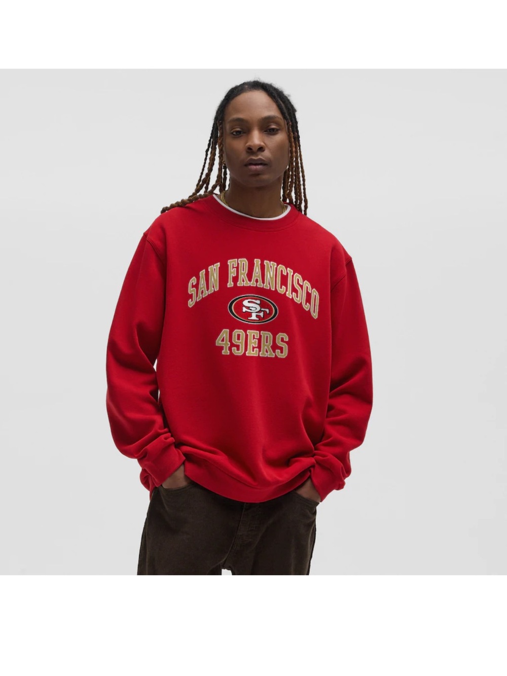 San Francisco 49ers lululemon College Crimson Steady State Sweatshirt